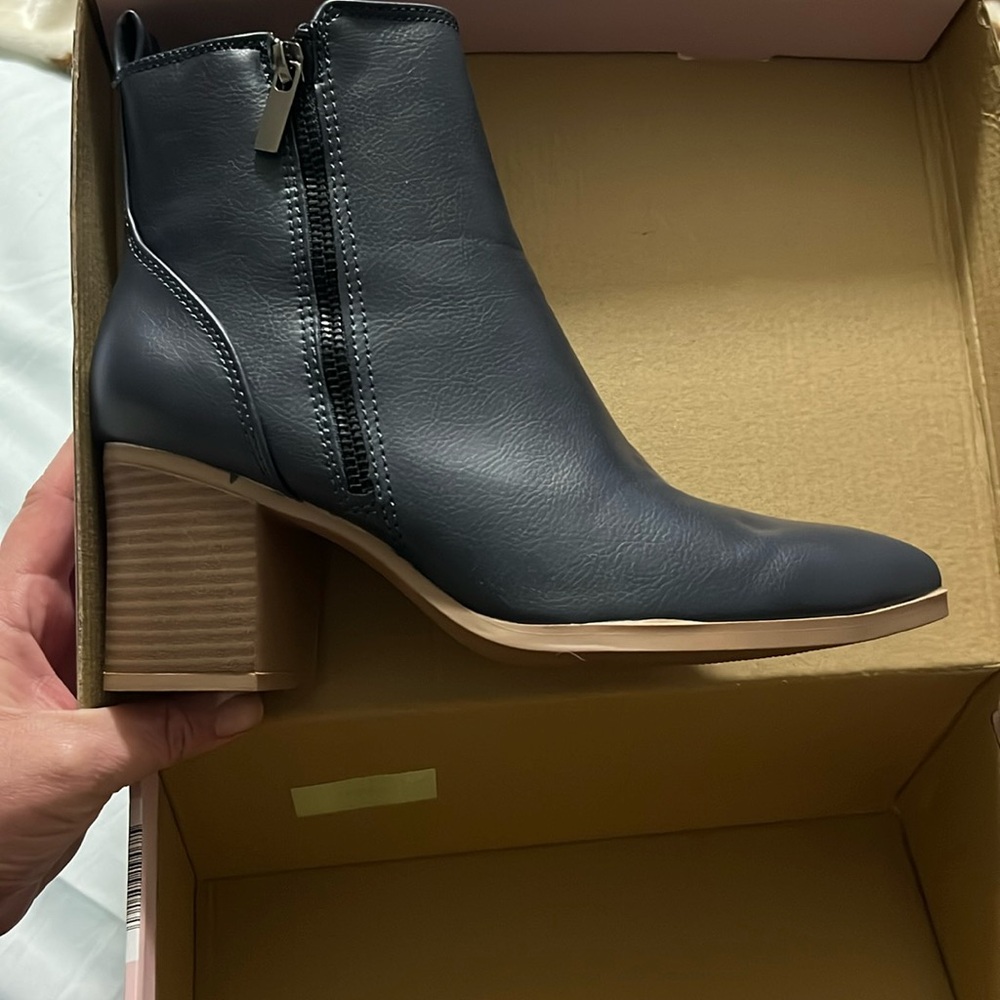Navy Blue boot. Still in box. New